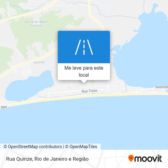Rua Quinze mapa