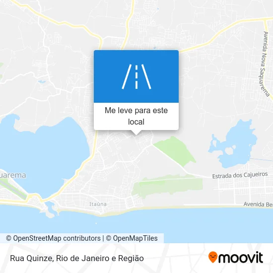 Rua Quinze mapa
