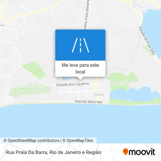 Rua Praia Da Barra mapa