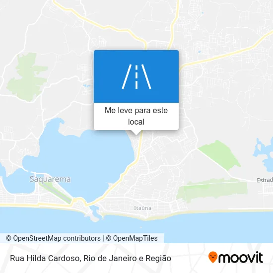 Rua Hilda Cardoso mapa