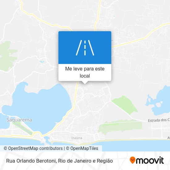 Rua Orlando Berotoni mapa