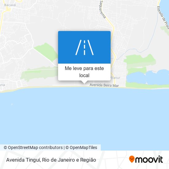 Avenida Tinguí mapa