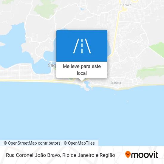 Rua Coronel João Bravo mapa