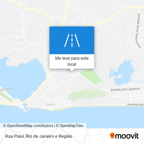 Rua Piauí mapa