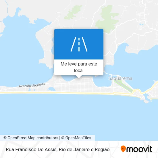 Rua Francisco De Assis mapa