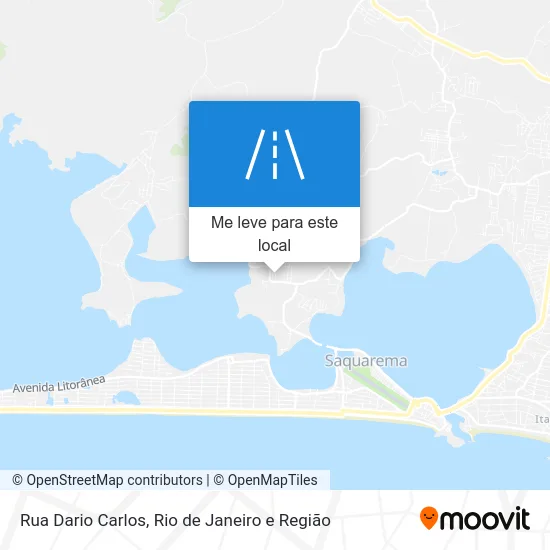 Rua Dario Carlos mapa