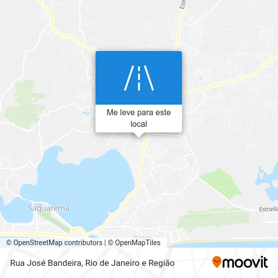 Rua José Bandeira mapa