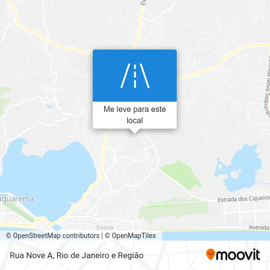 Rua Nove A mapa