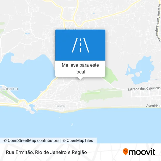 Rua Ermitão mapa