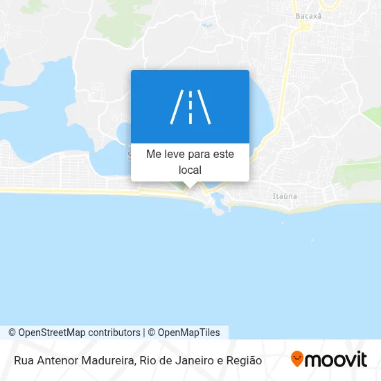 Rua Antenor Madureira mapa