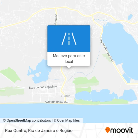 Rua Quatro mapa