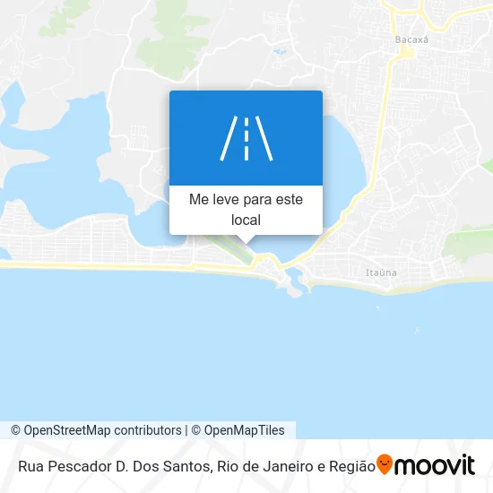 Rua Pescador D. Dos Santos mapa