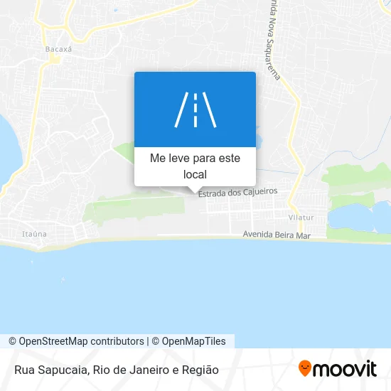 Rua Sapucaia mapa