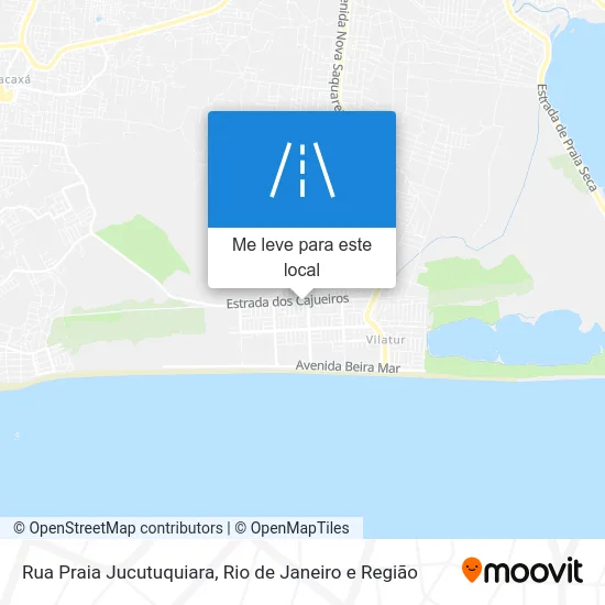 Rua Praia Jucutuquiara mapa
