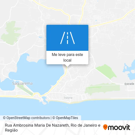 Rua Ambrosina Maria De Nazareth mapa