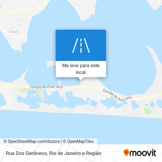 Rua Dos Gerâneos mapa