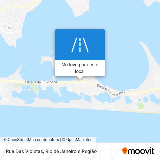 Rua Das Violetas mapa