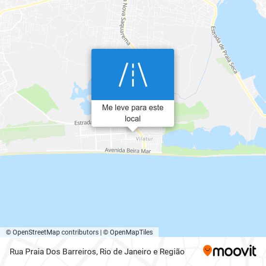 Rua Praia Dos Barreiros mapa