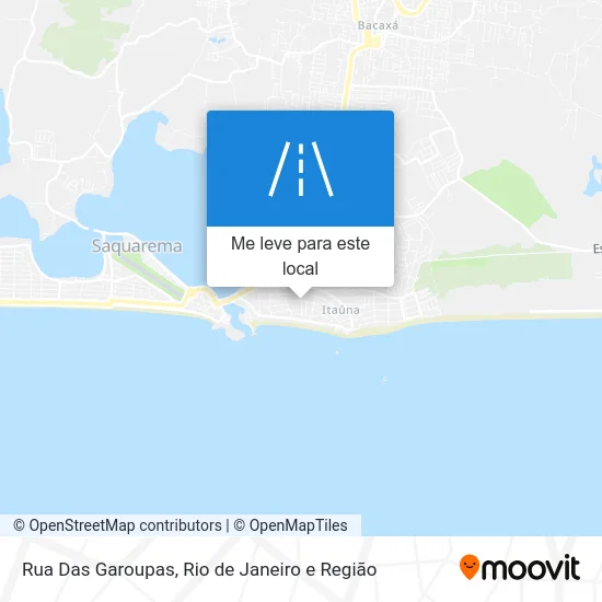 Rua Das Garoupas mapa