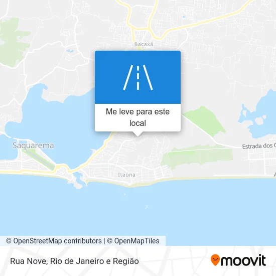 Rua Nove mapa