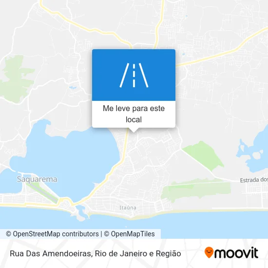 Rua Das Amendoeiras mapa