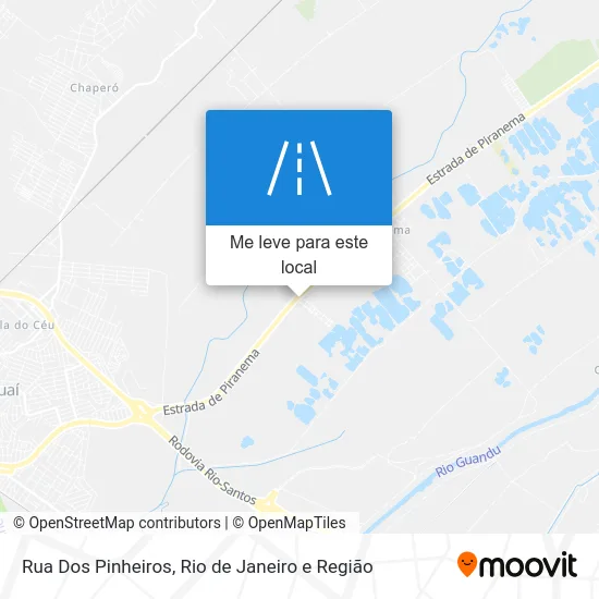 Rua Dos Pinheiros mapa