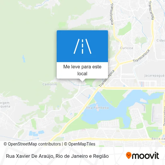 Rua Xavier De Araújo mapa