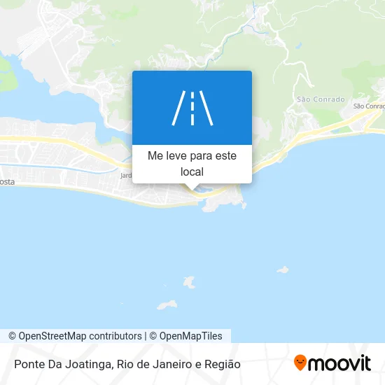 Ponte Da Joatinga mapa