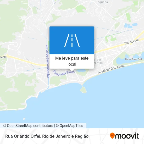 Rua Orlando Orfei mapa