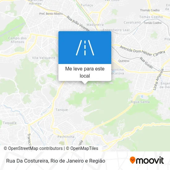 Rua Da Costureira mapa