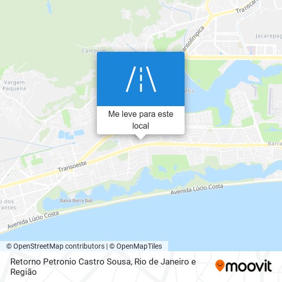 Retorno Petronio Castro Sousa mapa