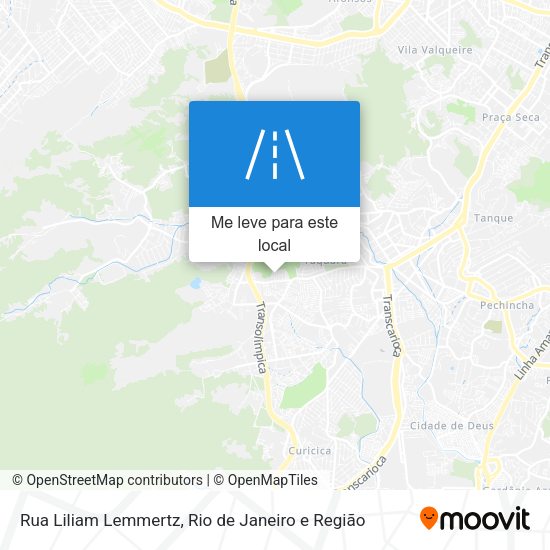 Rua Liliam Lemmertz mapa