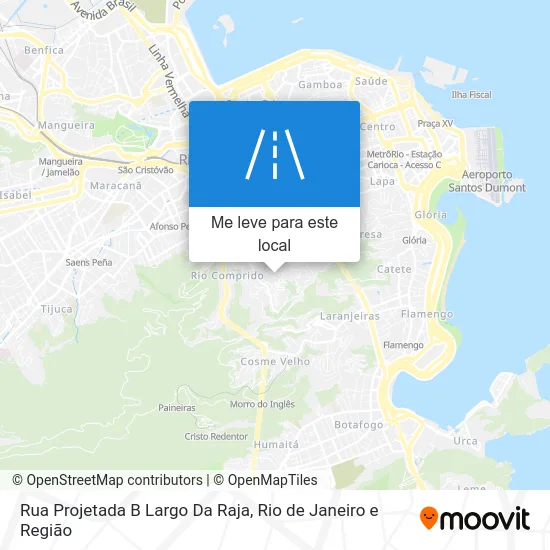 Rua Projetada B Largo Da Raja mapa