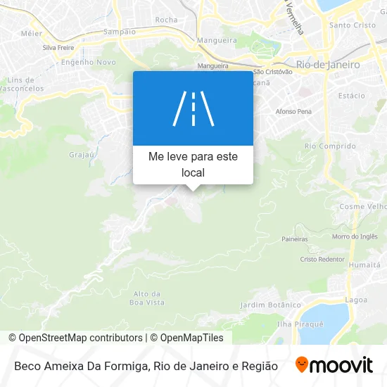 Beco Ameixa Da Formiga mapa