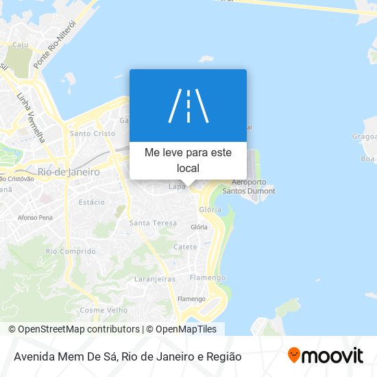 Avenida Mem De Sá mapa