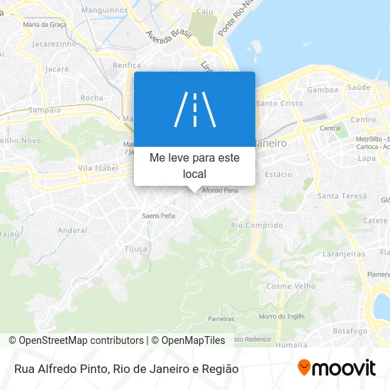 Rua Alfredo Pinto mapa