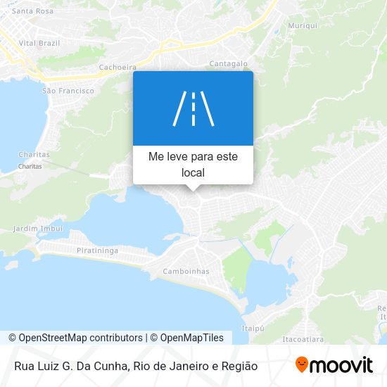 Rua Luiz G. Da Cunha mapa