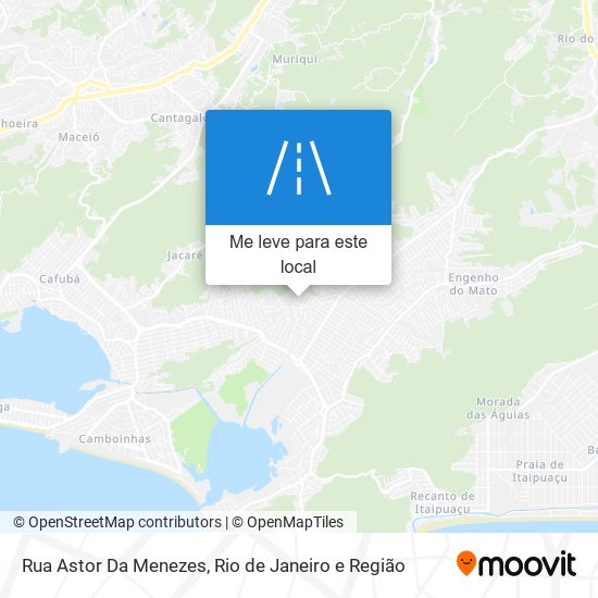 Rua Astor Da Menezes mapa