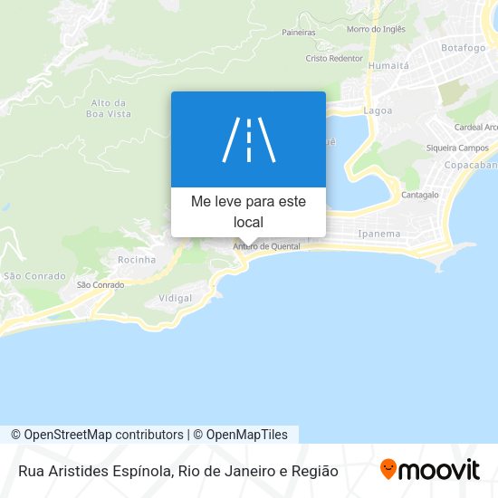 Rua Aristides Espínola mapa