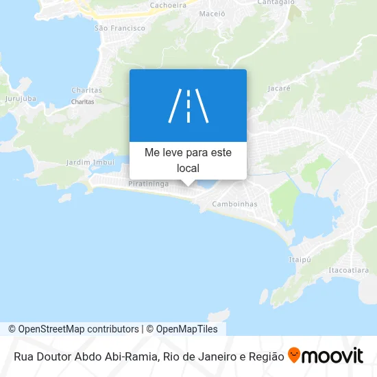 Rua Doutor Abdo Abi-Ramia mapa