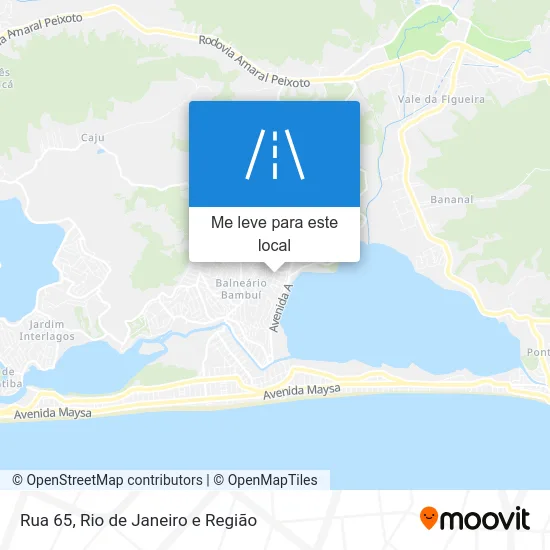 Rua 65 mapa