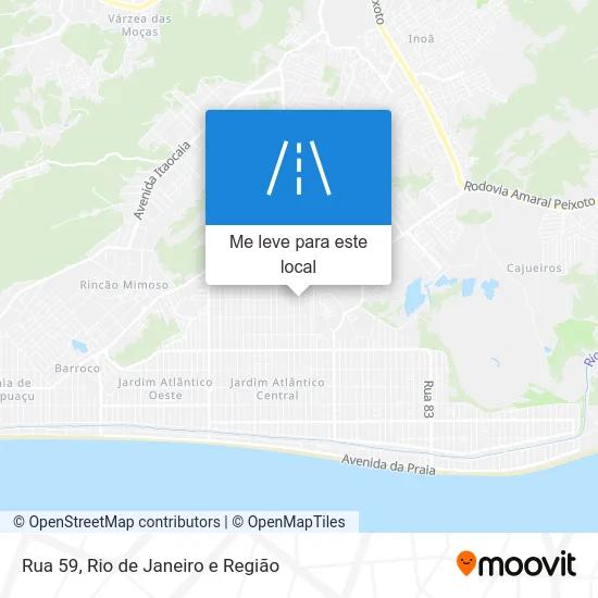Rua 59 mapa