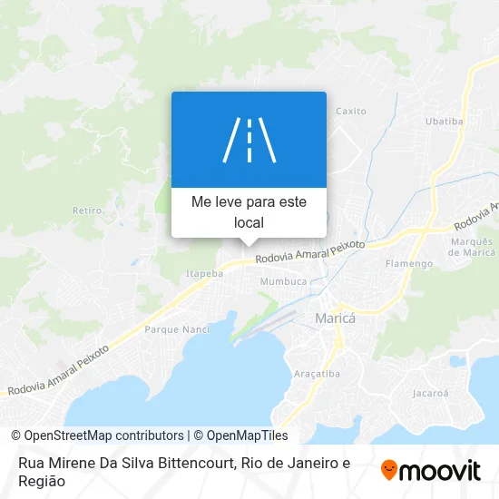 Rua Mirene Da Silva Bittencourt mapa