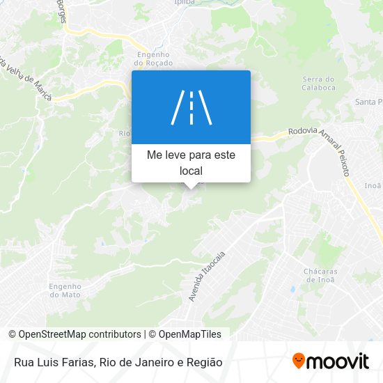 Rua Luis Farias mapa