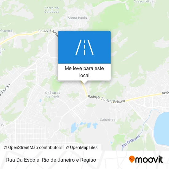Rua Da Escola mapa