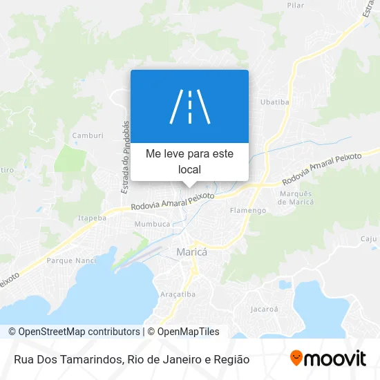 Rua Dos Tamarindos mapa