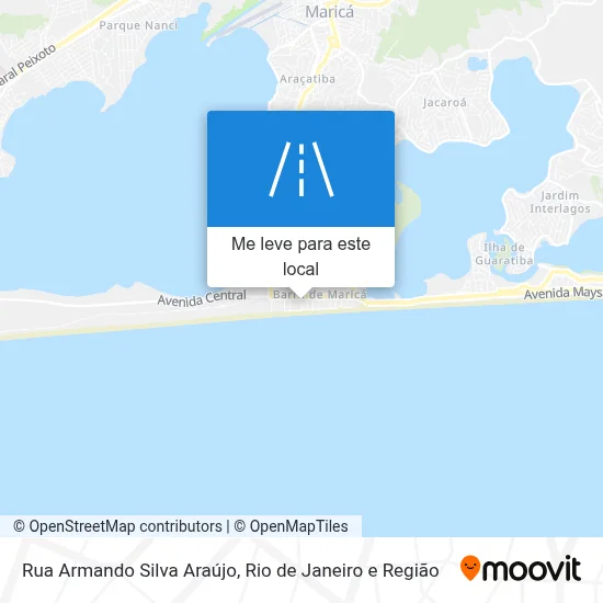 Rua Armando Silva Araújo mapa