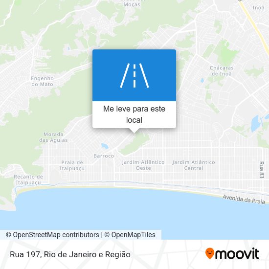 Rua 197 mapa