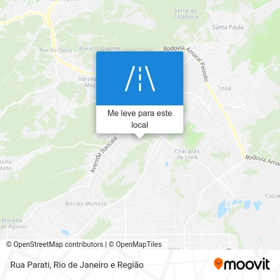 Rua Parati mapa