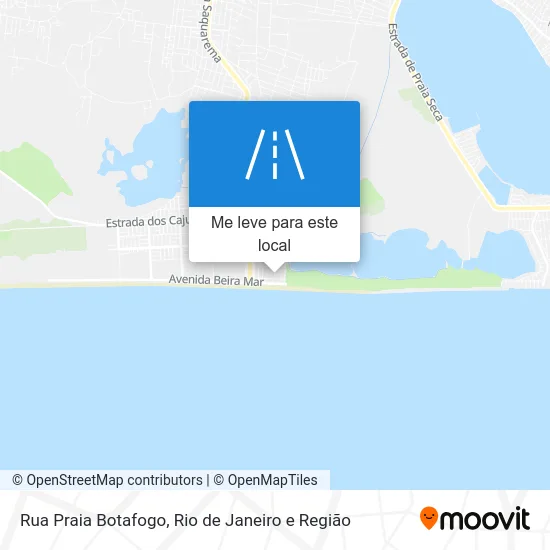 Rua Praia Botafogo mapa